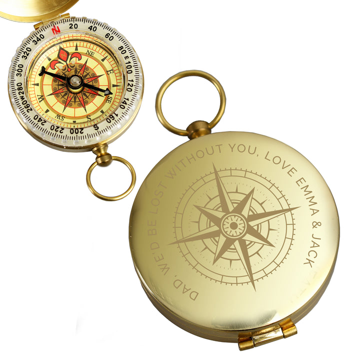 Buy Personalised Keepsake Compass at www.giftsfinder.co.uk