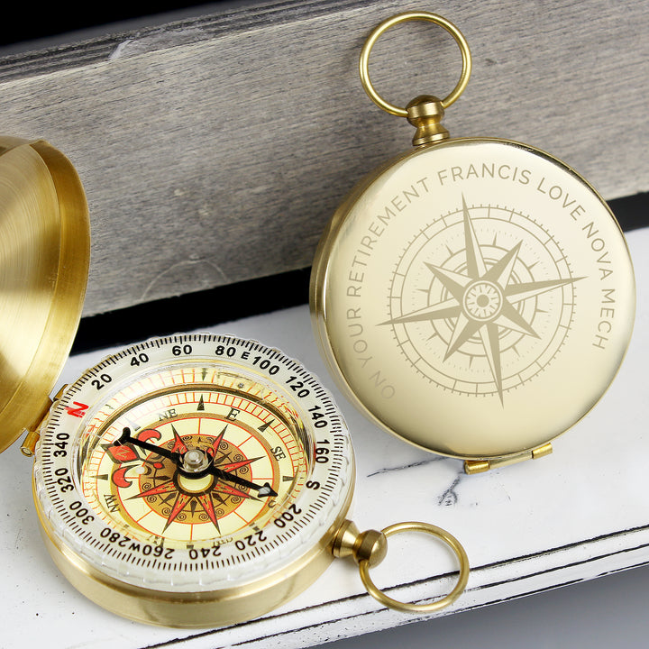 Buy Personalised Keepsake Compass at www.giftsfinder.co.uk