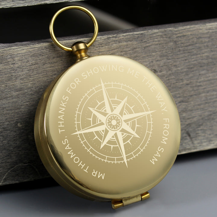 Buy Personalised Keepsake Compass at www.giftsfinder.co.uk