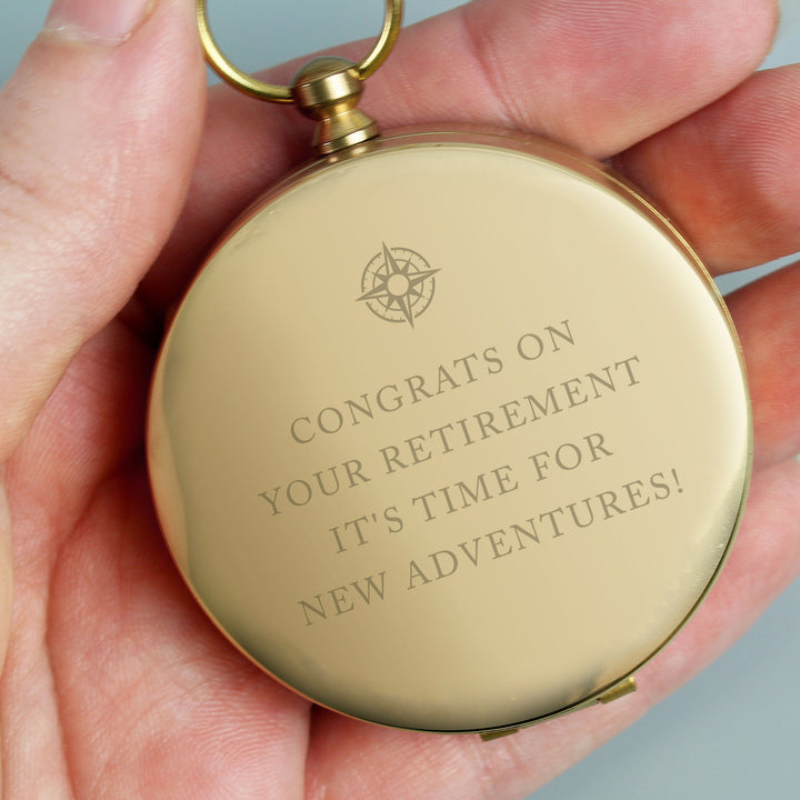 Buy Personalised Free Text Keepsake Compass at www.giftsfinder.co.uk