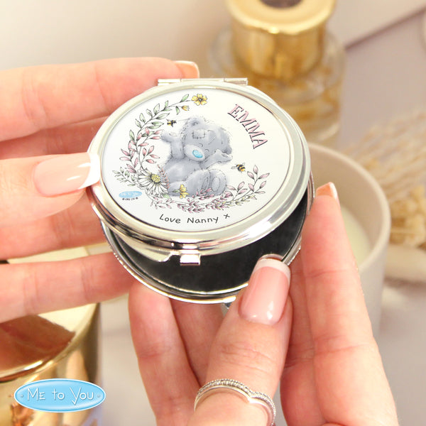 Buy Personalised Me to You Bees Compact Mirror at www.giftsfinder.co.uk