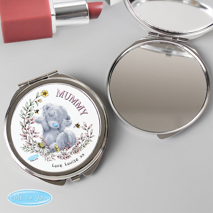 Personalised Me To You Bees Compact Mirror - part of the Gifts Finder Personalised Compact Mirrors collection