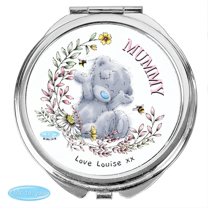 Personalised Me To You Bees Compact Mirror - part of the Gifts Finder Personalised Compact Mirrors collection