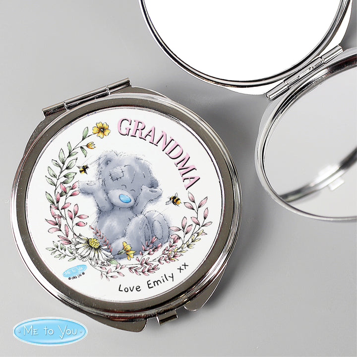 Personalised Me To You Bees Compact Mirror - part of the Gifts Finder Personalised Compact Mirrors collection