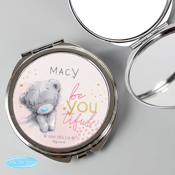 Buy Personalised Me To You Be-You-Tiful Compact Mirror at www.giftsfinder.co.uk