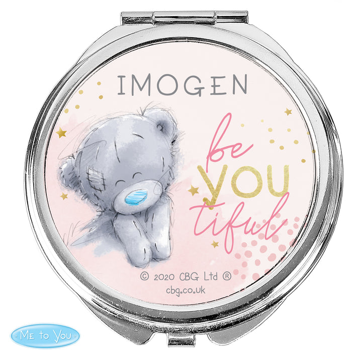 Personalised Me To You Be-You-Tiful Compact Mirror - part of the Gifts Finder Personalised Compact Mirrors collection