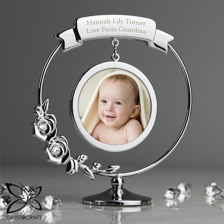 Buy Personalised Crystocraft Photo Frame Ornament available now at www.giftsfinder.co.uk