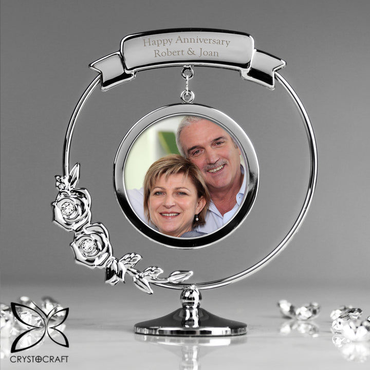 Buy Personalised Crystocraft Photo Frame Ornament available now at www.giftsfinder.co.uk