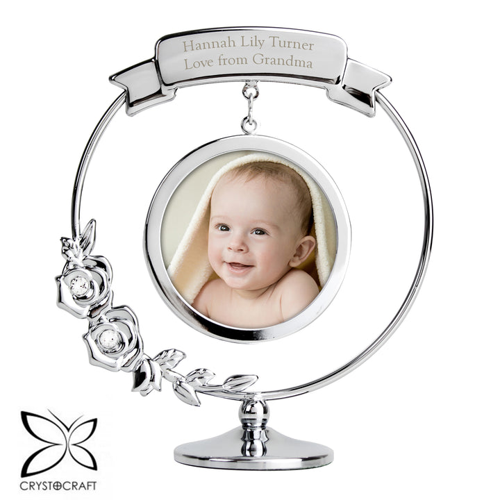 Buy Personalised Crystocraft Photo Frame Ornament available now at www.giftsfinder.co.uk