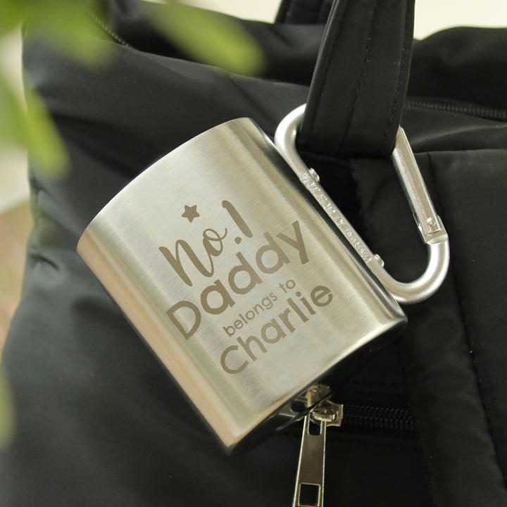 Personalised No.1 Daddy Stainless Steel Mug - part of the Gifts Finder Personalised Mugs collection