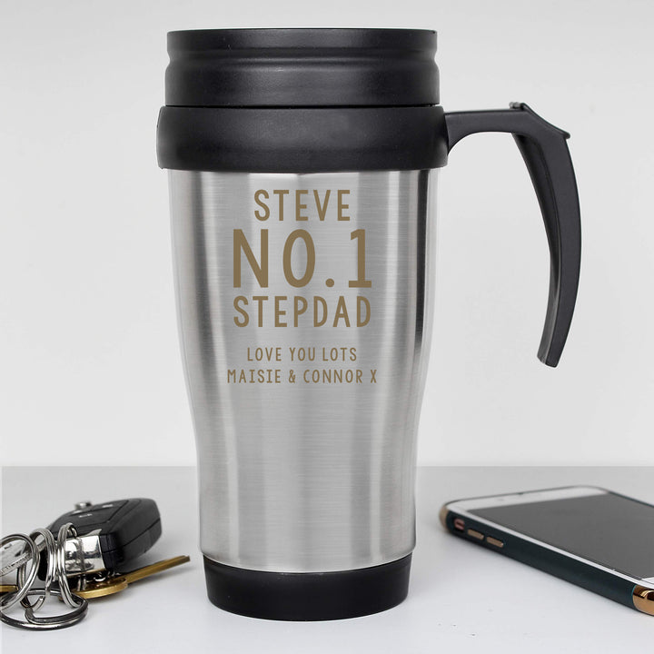 Buy Personalised Free Text Travel Mug at www.giftsfinder.co.uk