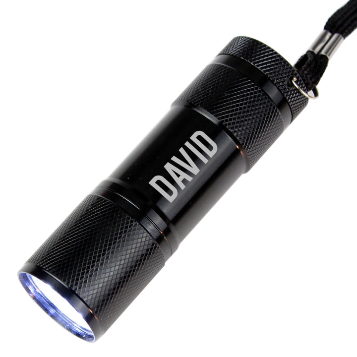 Buy Personalised Name Only Mini Torch at www.giftsfinder.co.uk