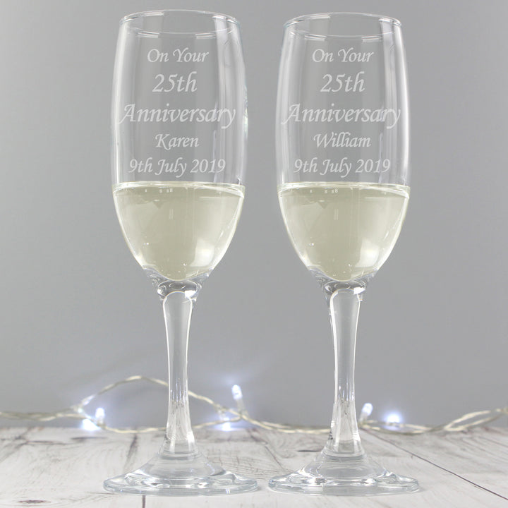 Buy Personalised Celebration Pair of Flutes available now at www.giftsfinder.co.uk