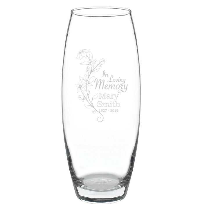 Buy Personalised In Loving Memory Vase available now at www.giftsfinder.co.uk