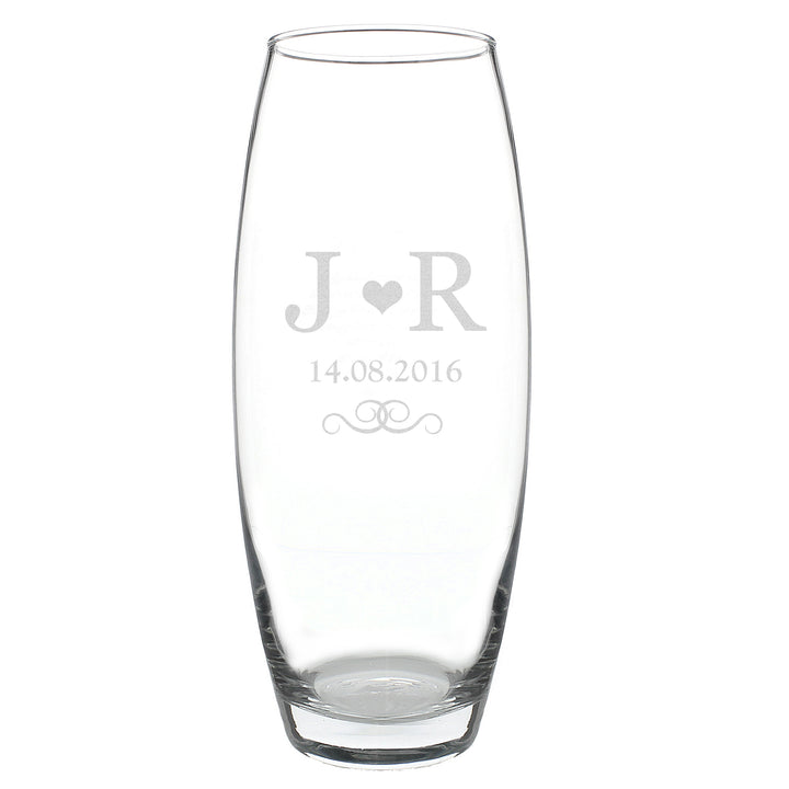 Buy Personalised Monogram Bullet Vase available now at www.giftsfinder.co.uk