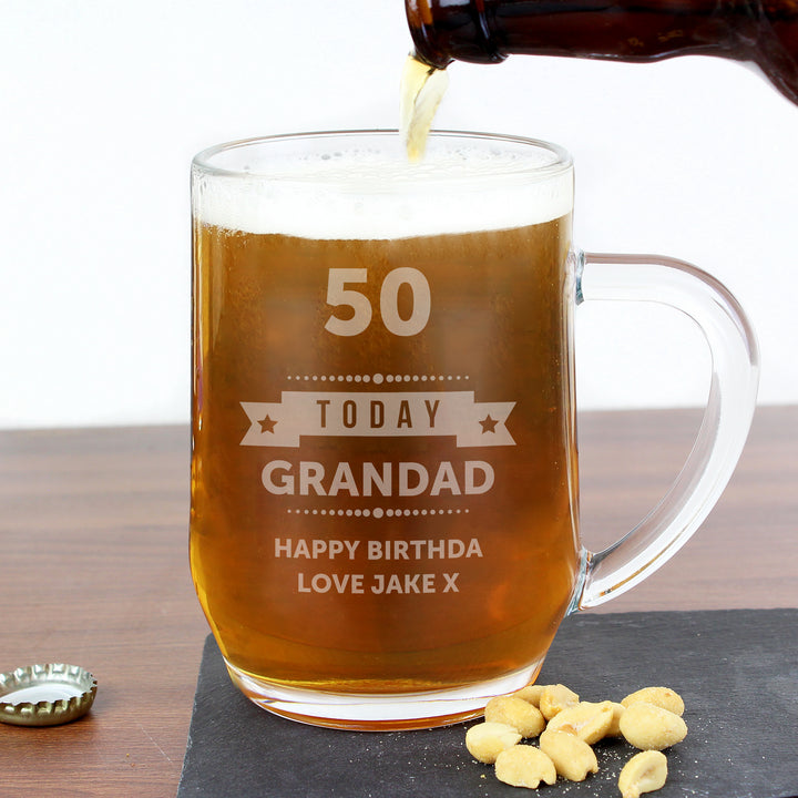 Buy Personalised Birthday Star Tankard available now at www.giftsfinder.co.uk