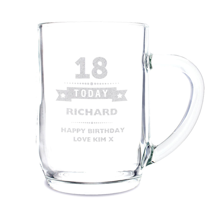 Buy Personalised Birthday Star Tankard available now at www.giftsfinder.co.uk