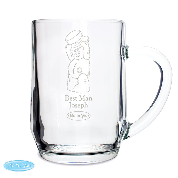 Buy Personalised Me To You Engraved Male Wedding Tankard available now at www.giftsfinder.co.uk