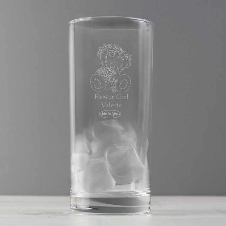 Buy Personalised Me To You Engraved Wedding Girl Hi Ball Glass available now at www.giftsfinder.co.uk