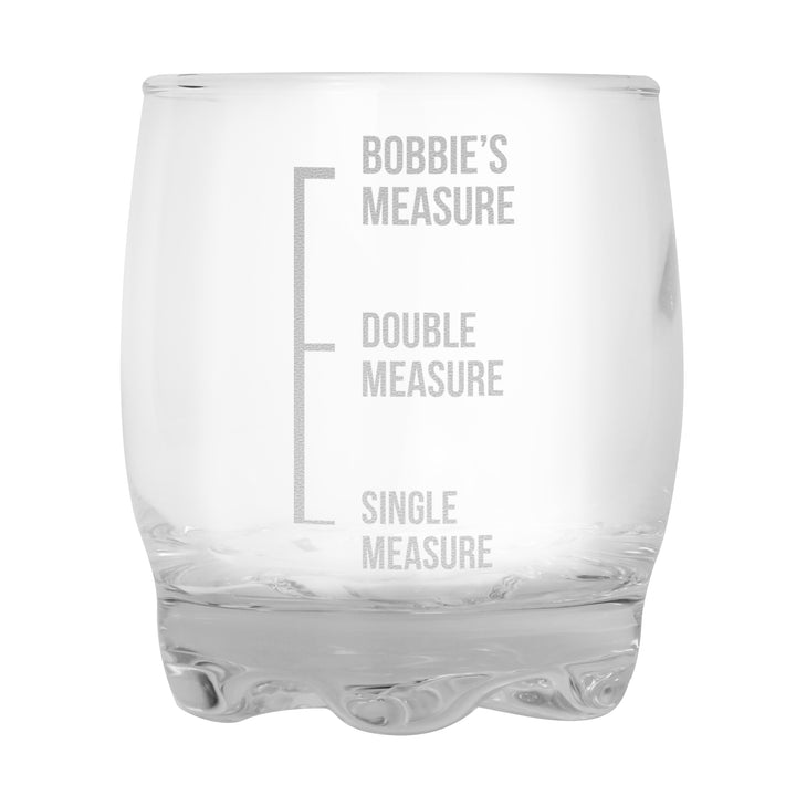 Buy Personalised Measures Tumbler at www.giftsfinder.co.uk