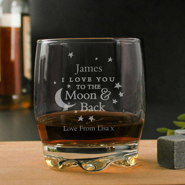 Buy Personalised To the Moon and Back... Tumbler at www.giftsfinder.co.uk