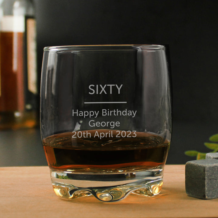 Personalised Whisky Glass in gift category Personalised Drinking Glasses