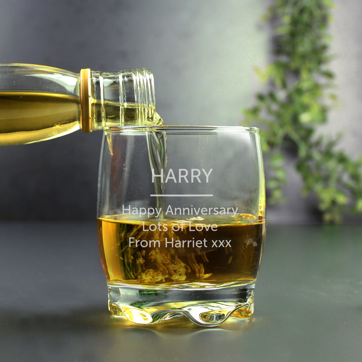 Personalised Whisky Glass in gift category Personalised Drinking Glasses