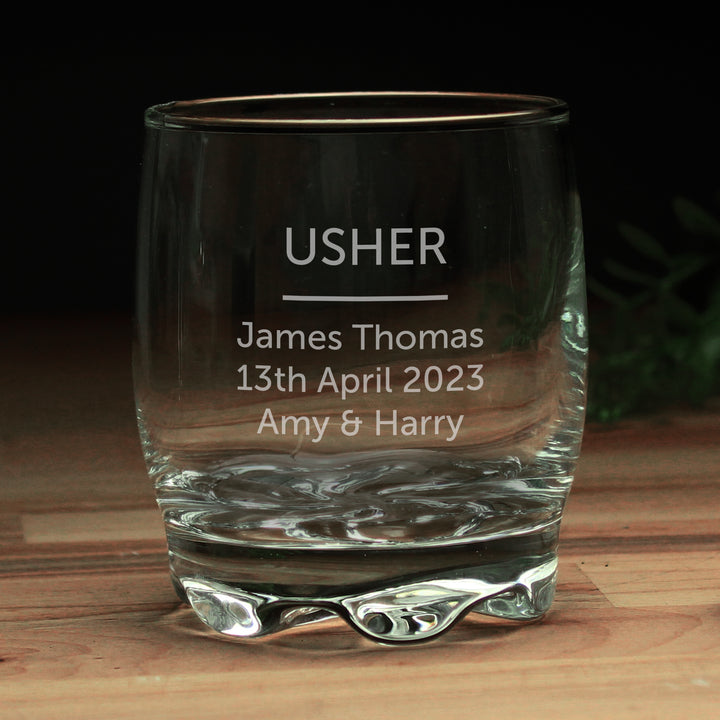 Personalised Whisky Glass in gift category Personalised Drinking Glasses