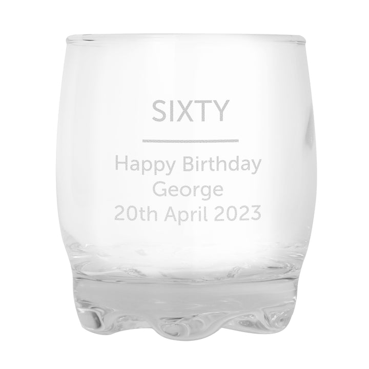 Personalised Whisky Glass in gift category Personalised Drinking Glasses