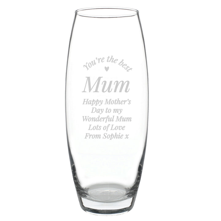 Buy Personalised You Are The Best Bullet Vase at www.giftsfinder.co.uk