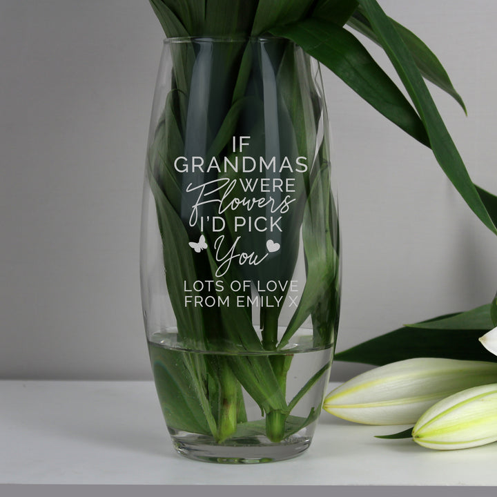 Buy Personalised I'd Pick You Bullet Vase available now at www.giftsfinder.co.uk