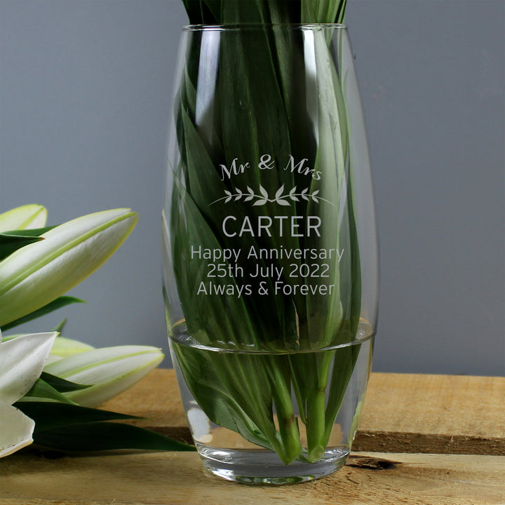 Buy Personalised Classic Bullet Vase available now at www.giftsfinder.co.uk