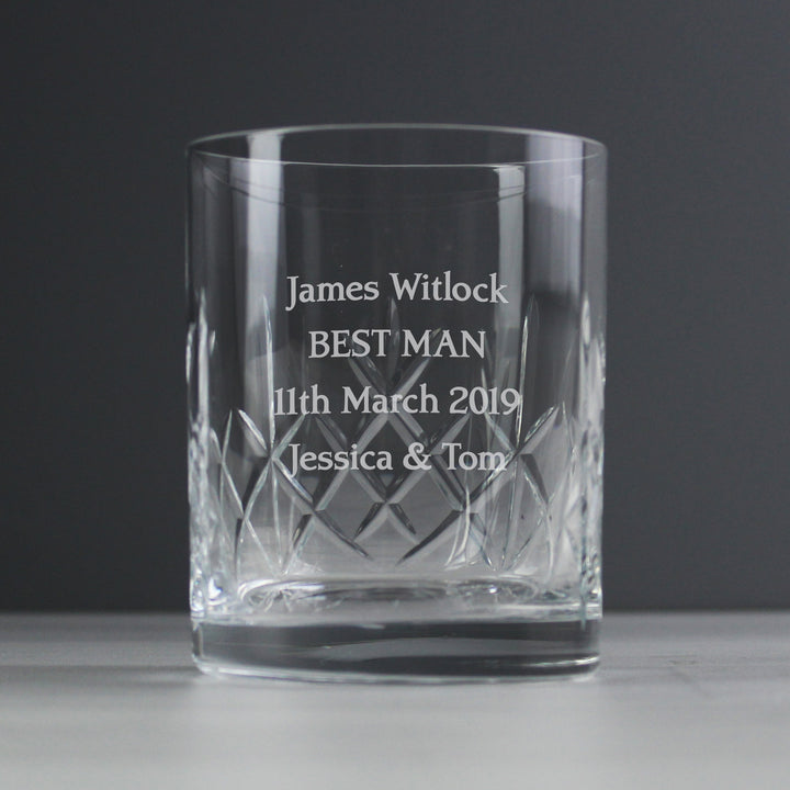 Buy Personalised Cut Crystal Tumbler available now at www.giftsfinder.co.uk