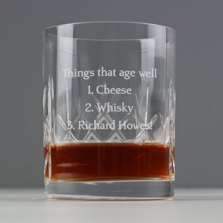 Buy Personalised Cut Crystal Tumbler available now at www.giftsfinder.co.uk