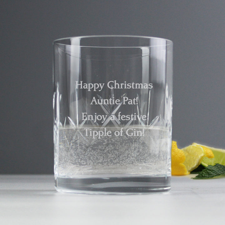 Buy Personalised Cut Crystal Tumbler available now at www.giftsfinder.co.uk