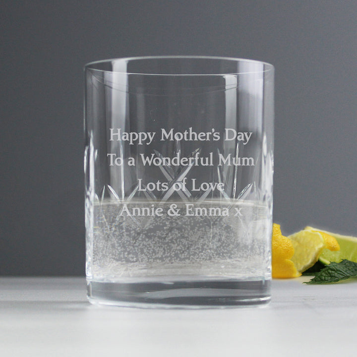 Buy Personalised Cut Crystal Tumbler available now at www.giftsfinder.co.uk