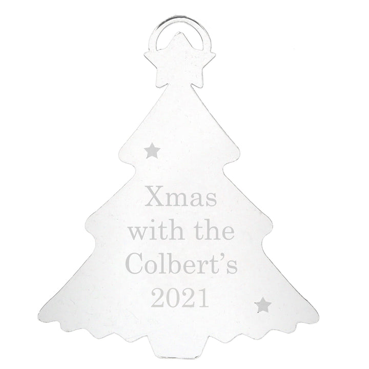 Buy Personalised Acrylic Tree Decoration available now at www.giftsfinder.co.uk