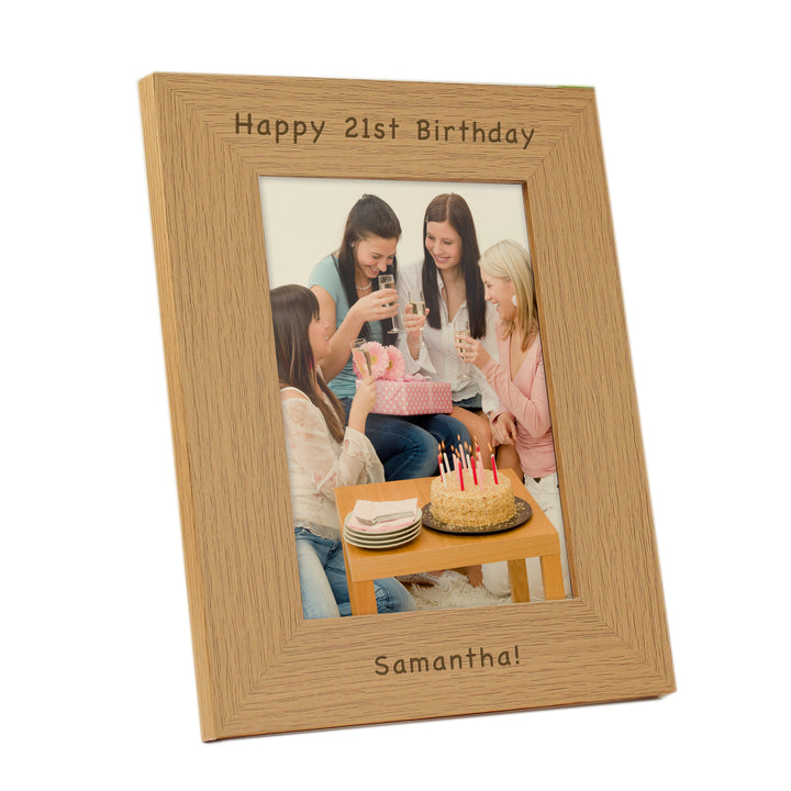 Buy Personalised 5x7 Wooden Photo Frame available now at www.giftsfinder.co.uk