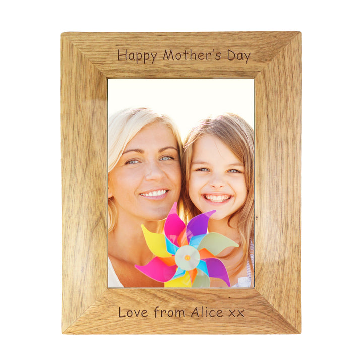 Buy Personalised 5x7 Wooden Photo Frame available now at www.giftsfinder.co.uk