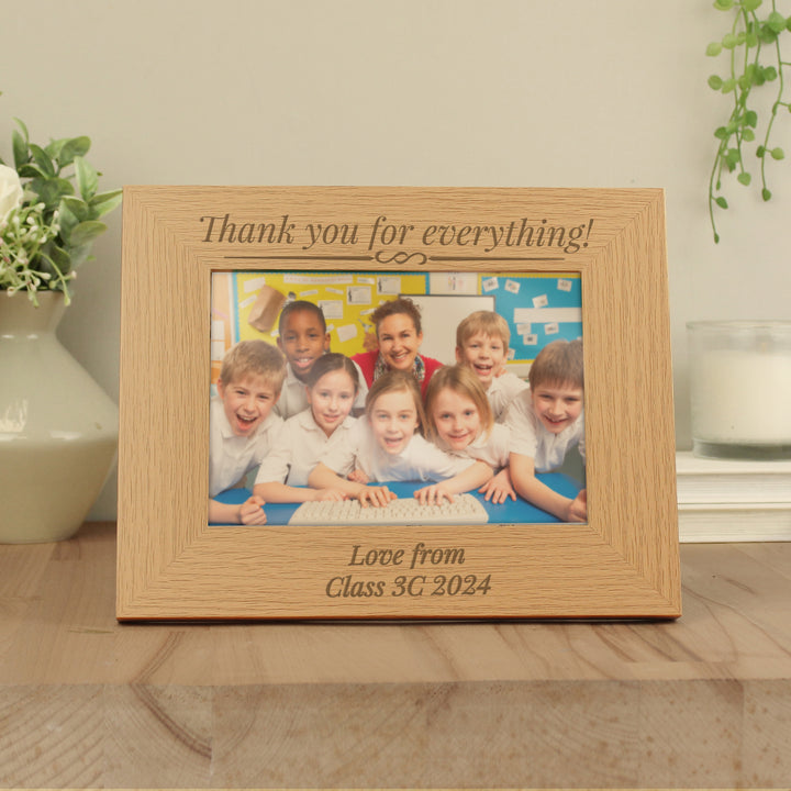 Buy Personalised Formal 7x5 Landscape Wooden Photo Frame available now at www.giftsfinder.co.uk