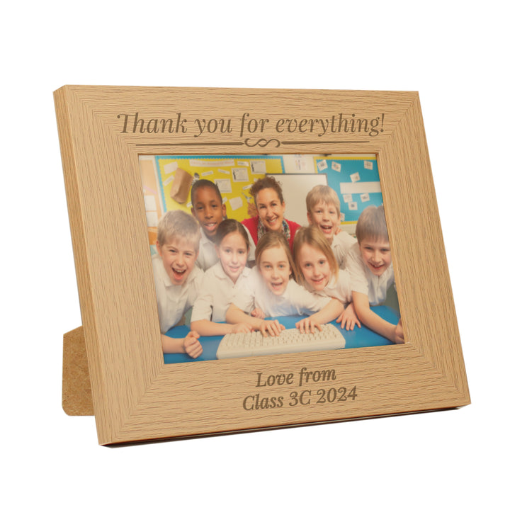 Buy Personalised Formal 7x5 Landscape Wooden Photo Frame available now at www.giftsfinder.co.uk