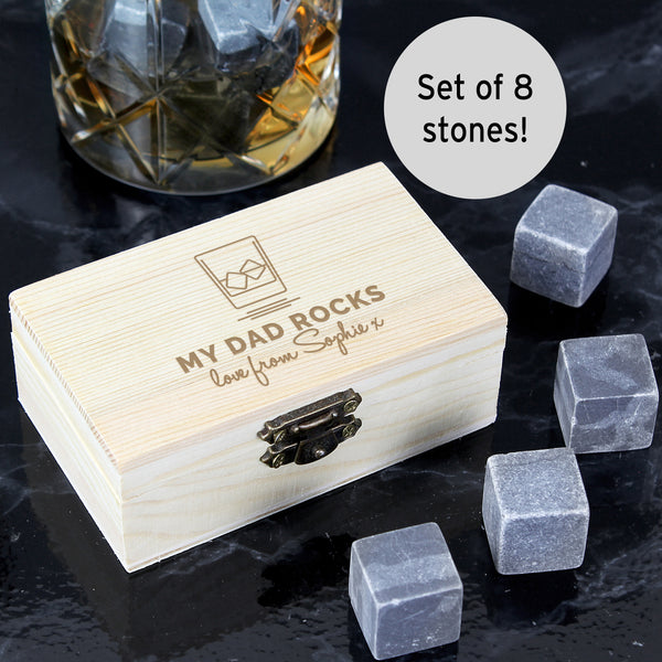 Buy Personalised On The Rocks Cooling Stones at www.giftsfinder.co.uk