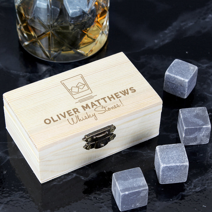 Buy Personalised On The Rocks Cooling Stones at www.giftsfinder.co.uk