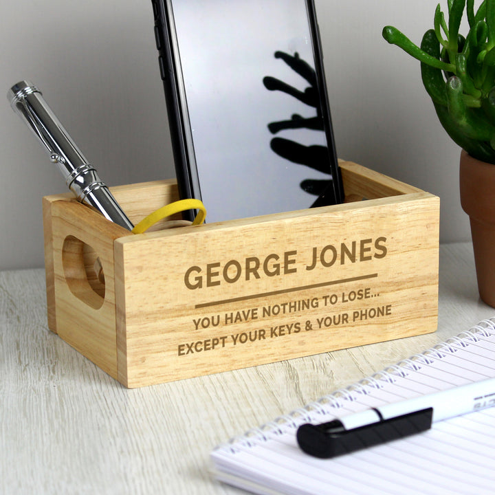 Buy Personalised Free Text Mini Wooden Crate at www.giftsfinder.co.uk