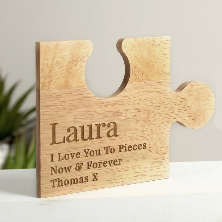 Buy Personalised Free Text Jigsaw Piece available now at www.giftsfinder.co.uk