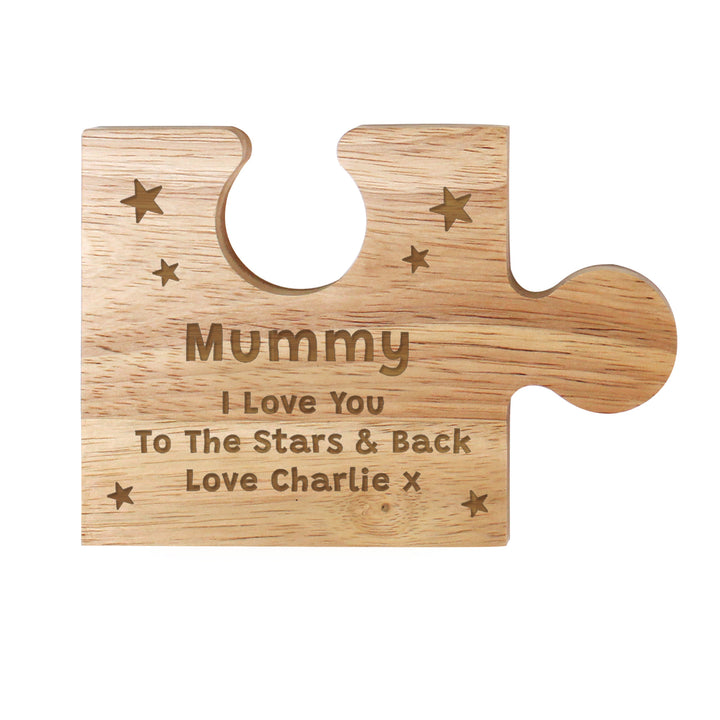 Personalised Star Design Jigsaw Piece in gift category Personalised Jigsaws