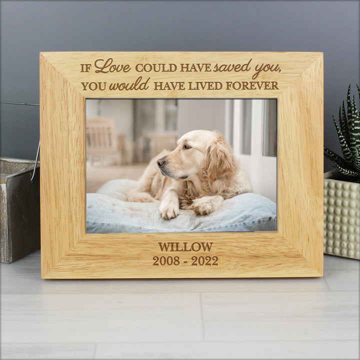 Buy Personalised Pet Memorial 5x7 Photo Frame at www.giftsfinder.co.uk