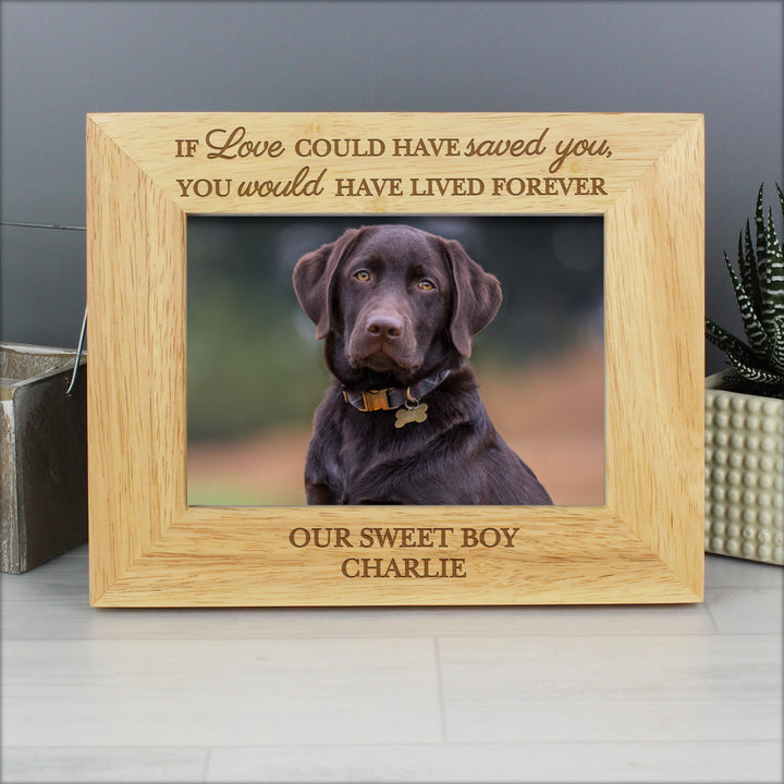 Buy Personalised Pet Memorial 5x7 Photo Frame at www.giftsfinder.co.uk