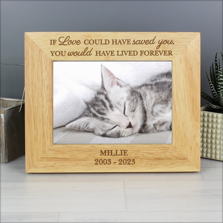 Buy Personalised Pet Memorial 5x7 Photo Frame at www.giftsfinder.co.uk