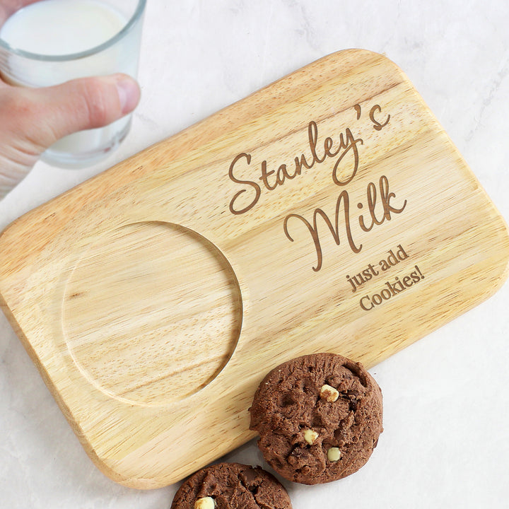 Buy Personalised Free Text Wooden Coaster Tray available now at www.giftsfinder.co.uk